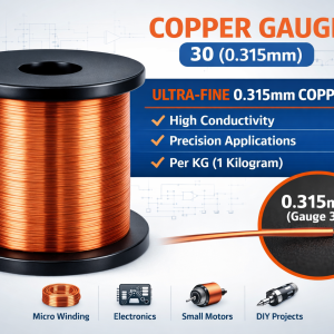 30 (0.315mm) High purity Copper Gauge : Corrosion-Resistant: Long-lasting reliability