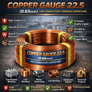 22.5 (0.65mm) Copper Gauge  – High Conductivity Premium Copper Wire