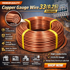 33(0.25) Industrial Grade Copper Cable FOREIGN – Reliable Electrical Wiring Solution