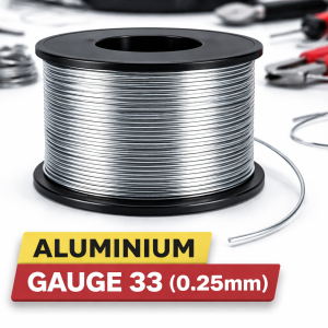 33 (0.25mm) Aluminium Gauge High Quality Aluminium Wire for Electrical & Coil Winding
